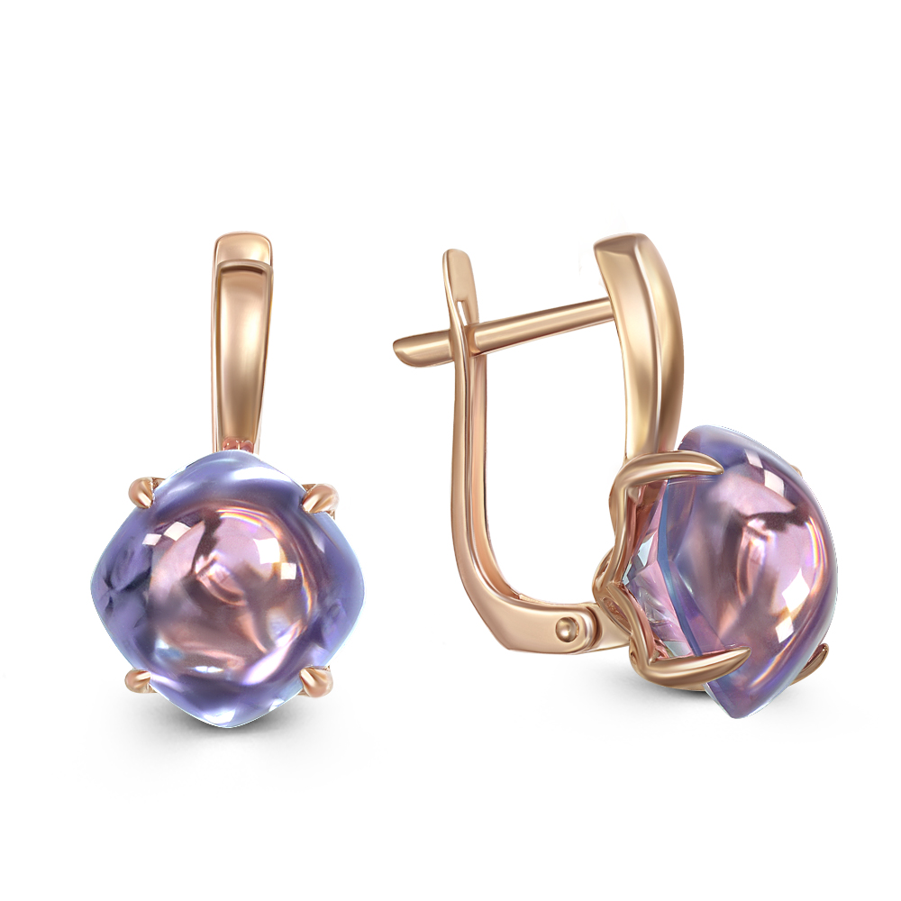 

Серьги из золота с ситаллом UVILERS ZS98307, ZS98307