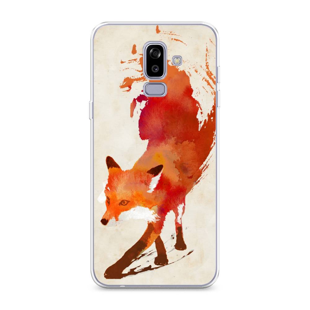 

Чехол Awog на Samsung Galaxy J8 "Лиса", Оранжевый, 26550-10