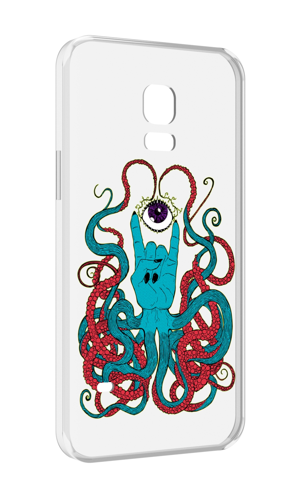 

Чехол MyPads осьминог-рука абстракция для Samsung Galaxy S5 mini, Прозрачный, Tocco