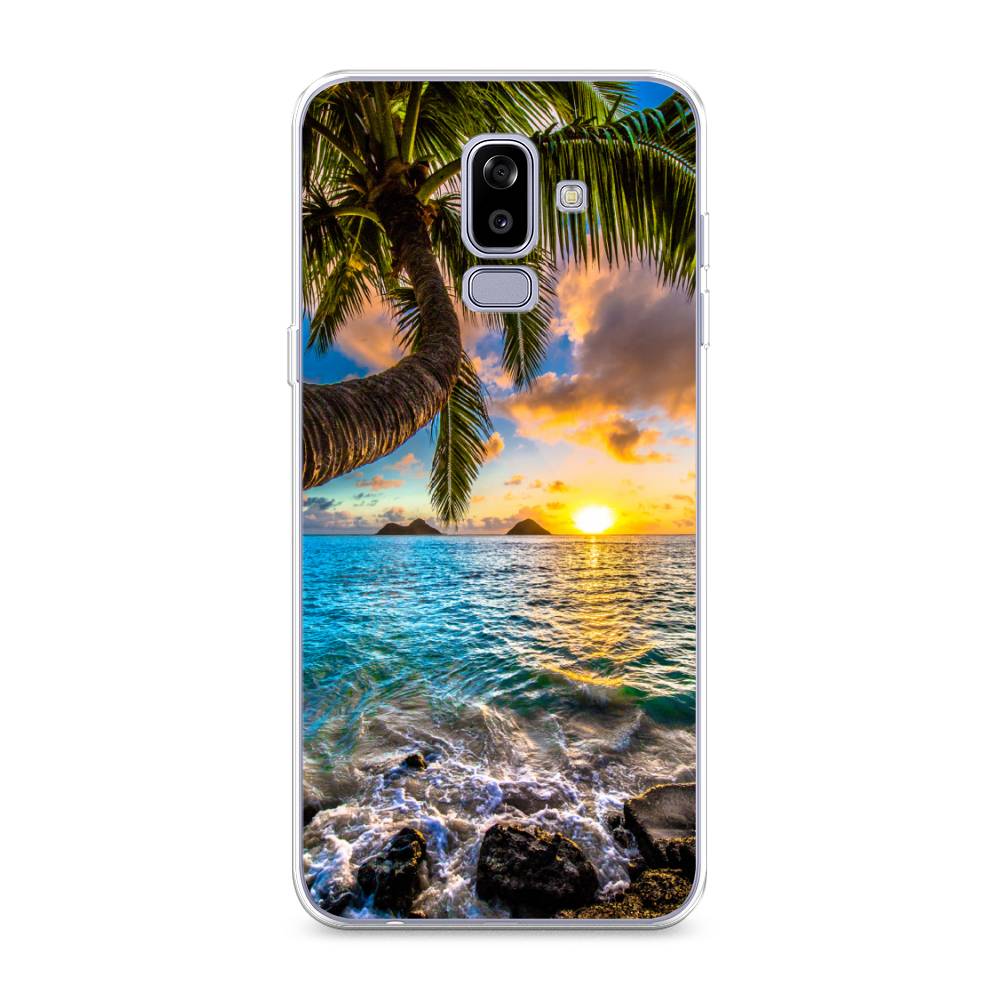 

Чехол Awog на Samsung Galaxy J8 "Восход 5", Голубой;желтый;зеленый, 26550-4