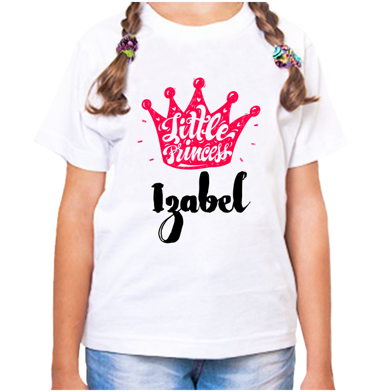 

Футболка девочке белая 24 р-р little princess изабелла, Белый, fdd_little_princess_Izabella