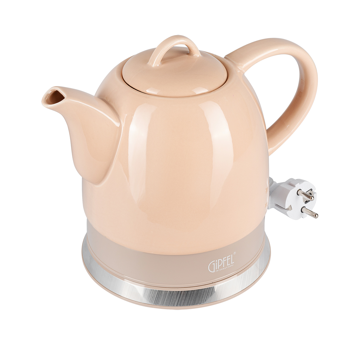 

Чайник электрический Gipfel Camelia 1 л бежевый, Camelia