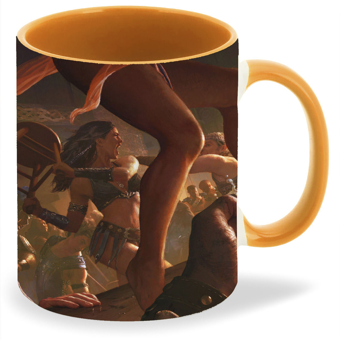 фото Кружка coolpodarok age of conan hyborian adventures кабак пиво девушки