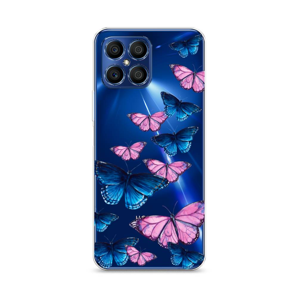 фото Чехол awog "полет бабочек" для honor x8