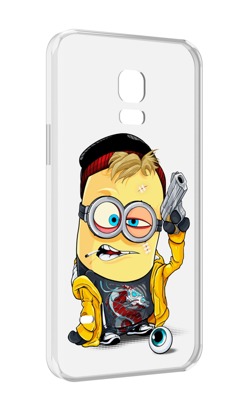 

Чехол MyPads миньон бандит для Samsung Galaxy S5 mini, Прозрачный, Tocco