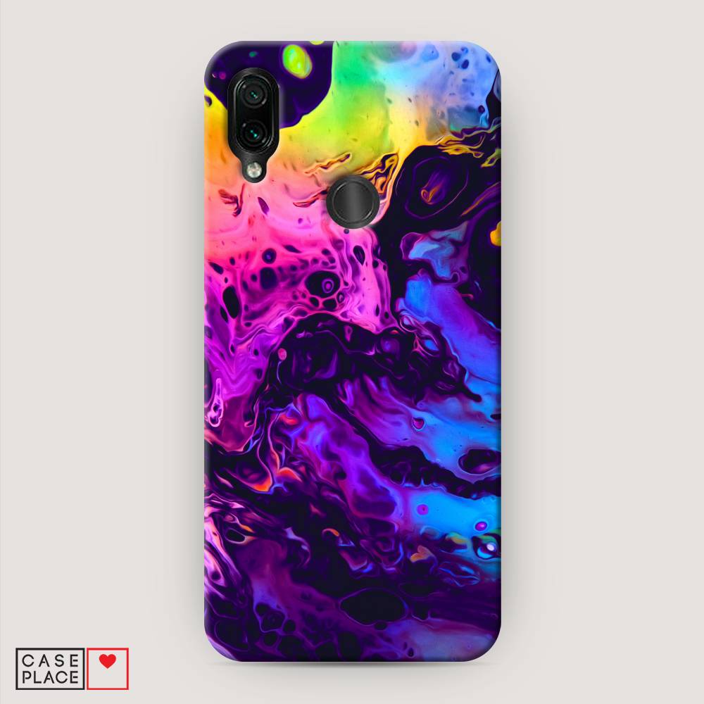 фото Пластиковый чехол "acid fluid" на xiaomi redmi 7 awog