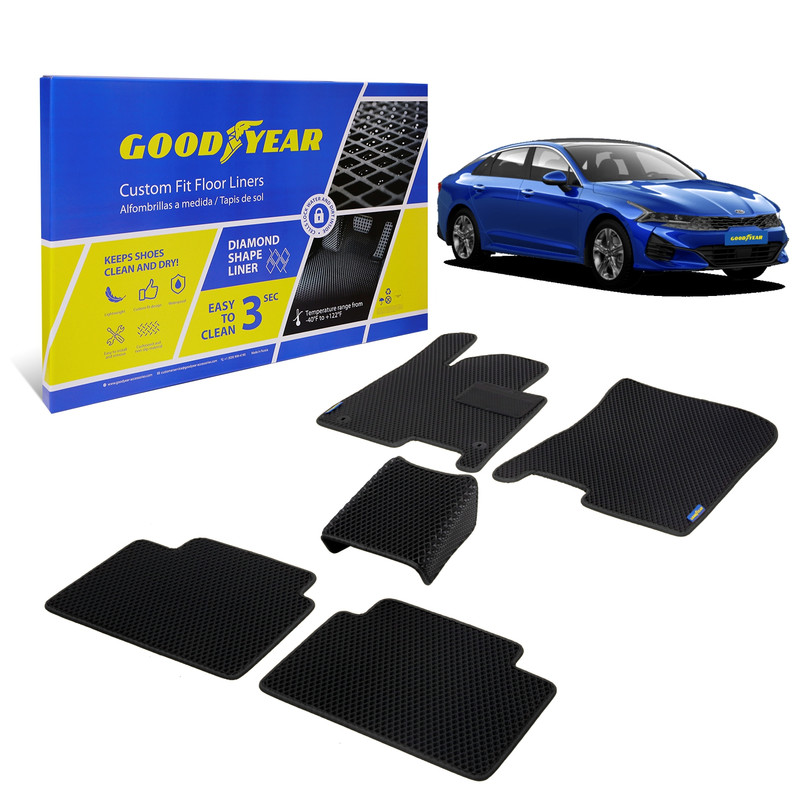 

Ковры салона Goodyear Kia K5 2020-2021 г.в. 5 шт., черный