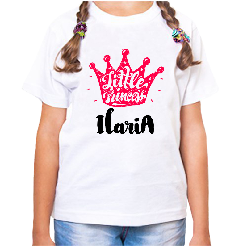 

Футболка девочке белая 28 р-р little princess илария, Белый, fdd_little_princess_Ilariya