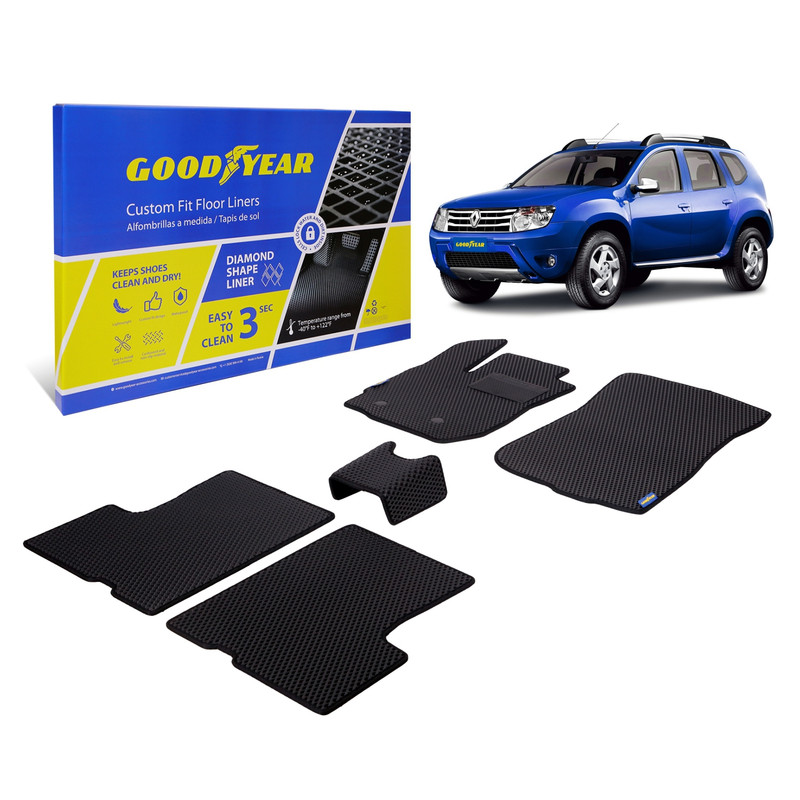 

Ковры салона Goodyear Renault Duster I 2010-2020 г.в. 5 шт., черный