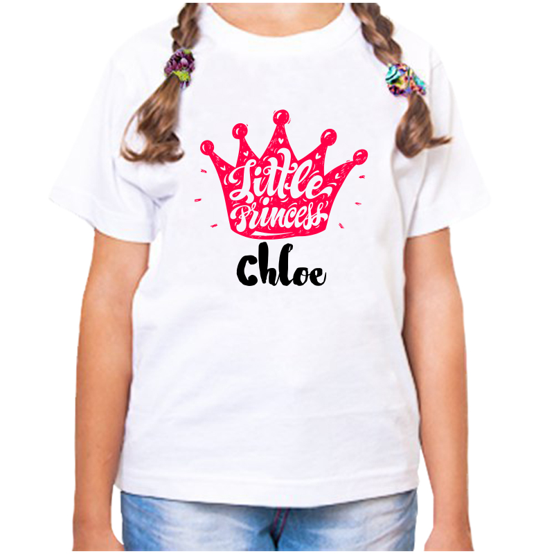 

Футболка девочке белая 24 р-р little princess хлоя, Белый, fdd_little_princess_Hloya