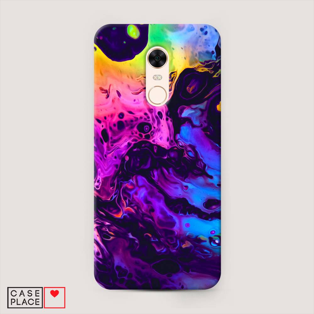 фото Пластиковый чехол "acid fluid" на xiaomi redmi 5 plus awog