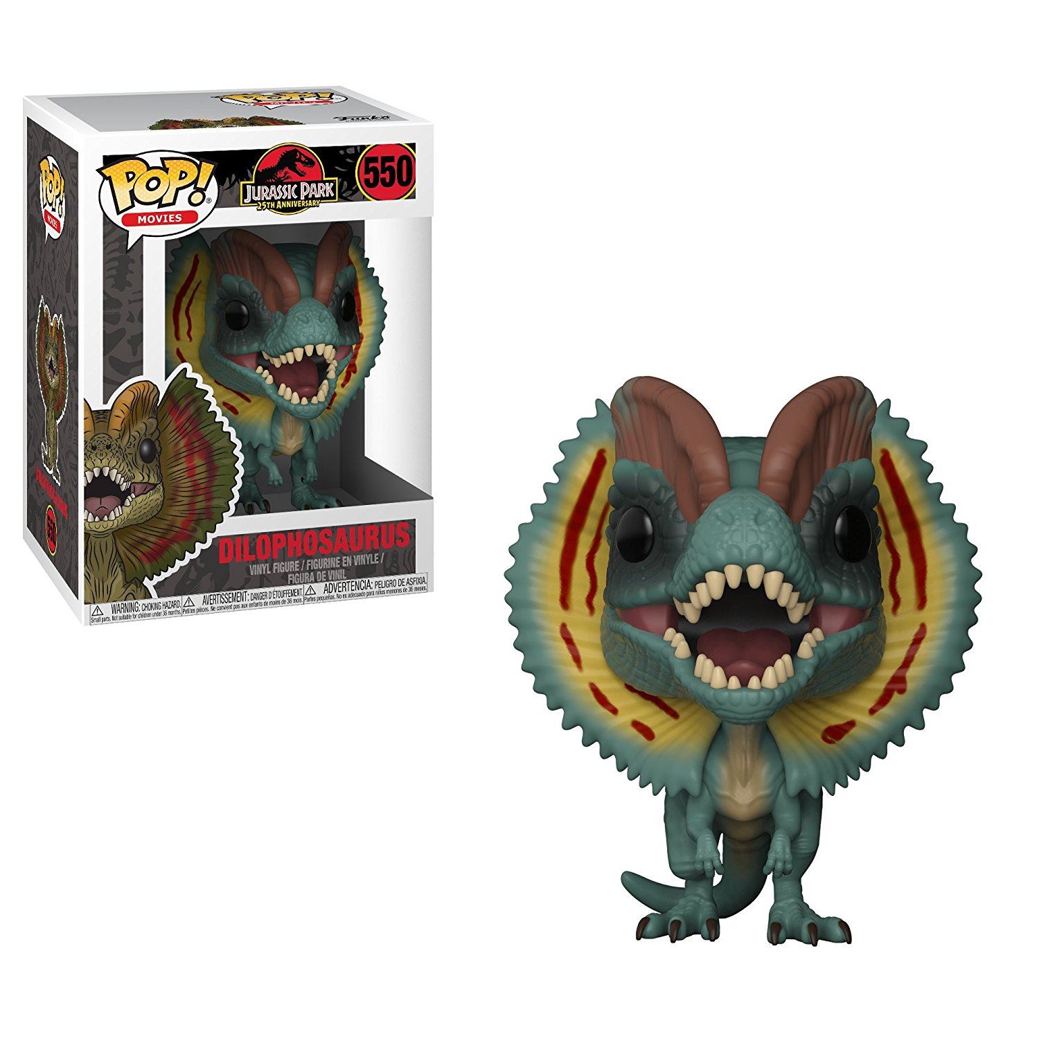 фото Фигурка funko pop! movies jurassic park dilophosaurus chase 26736