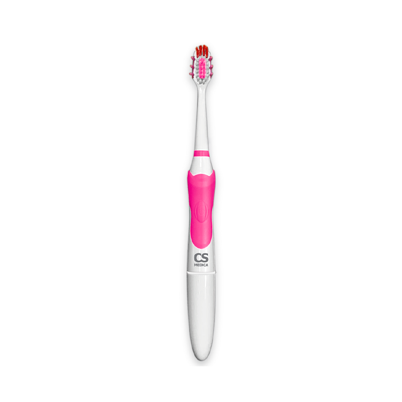 Электрическая зубная щетка CS Medica CS-9630-F розовый, белый зубная щетка электрическая cs medica cs 484 с зарядным устройством