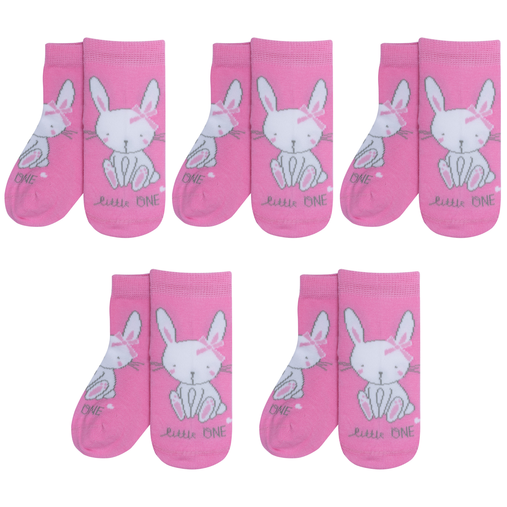 

Носки для девочек Rusocks 5-Д-31359 розовый; белый 16, 5-Д-31359