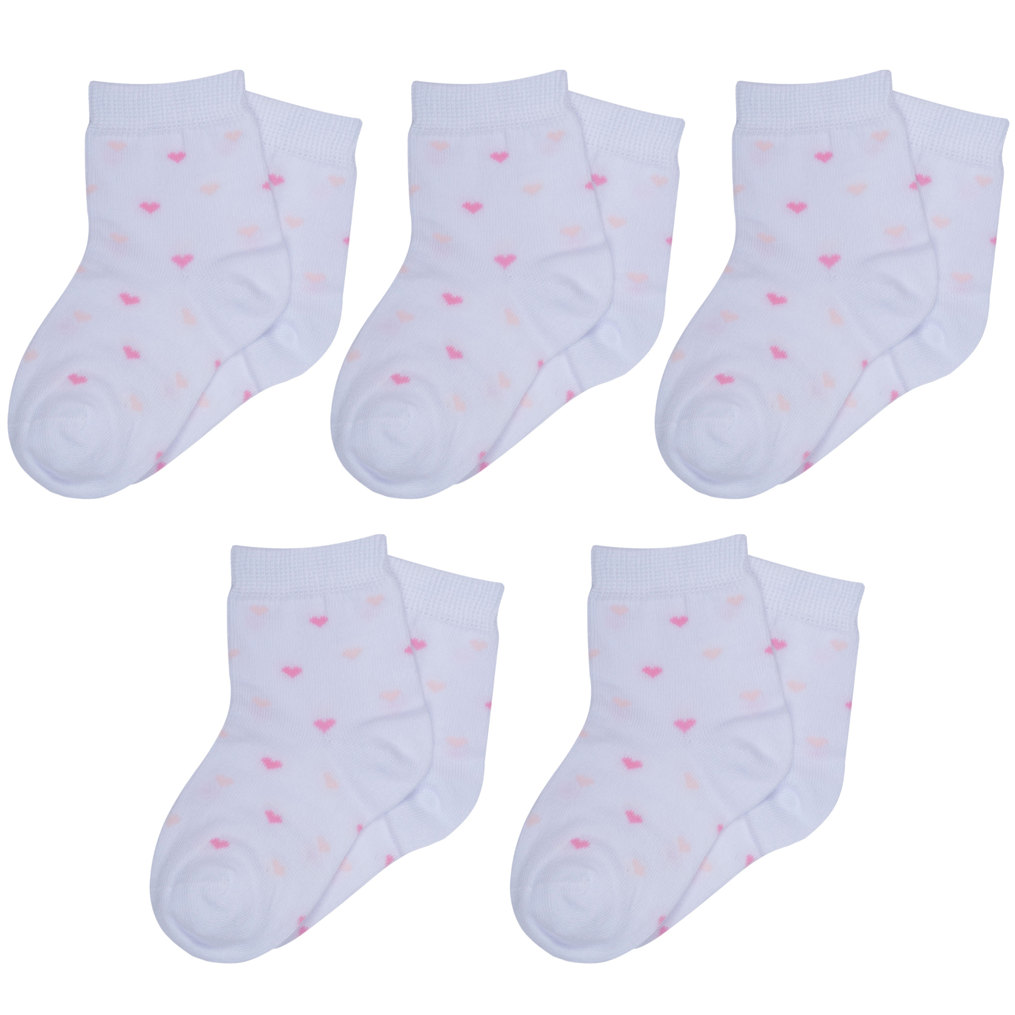 

Носки для девочек Rusocks 5-Д-31359 белый; розовый 18, 5-Д-31359