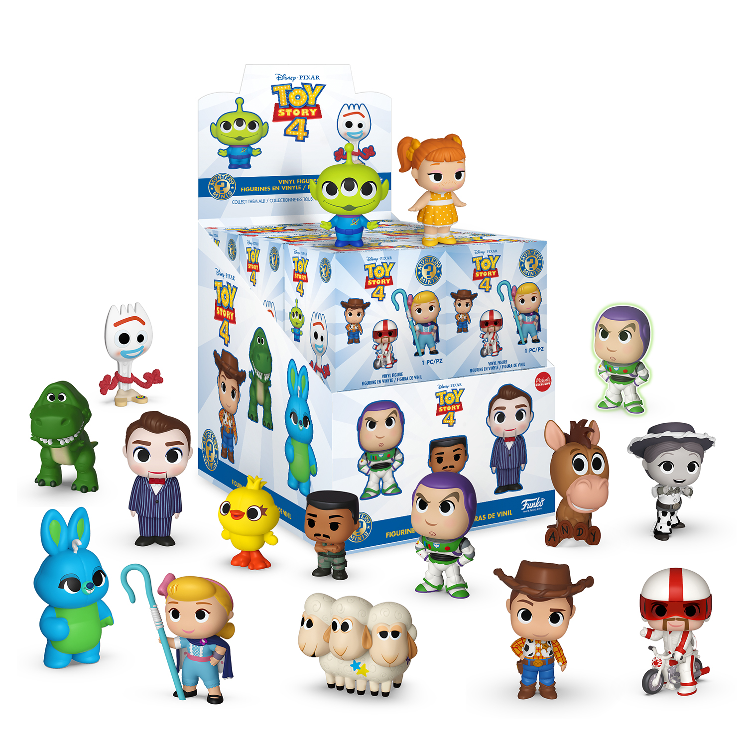 фото Фигурка funko mystery minis: disney: toy story 4: 12pc pdq (exc3) 37411