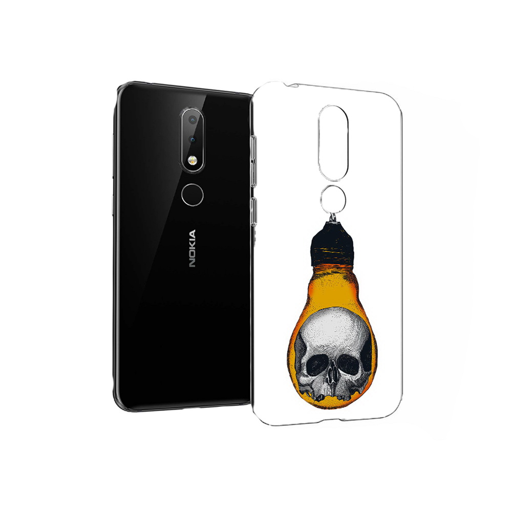 Чехол MyPads Tocco для Nokia X6 череп в лампочке (PT115295.99.676)