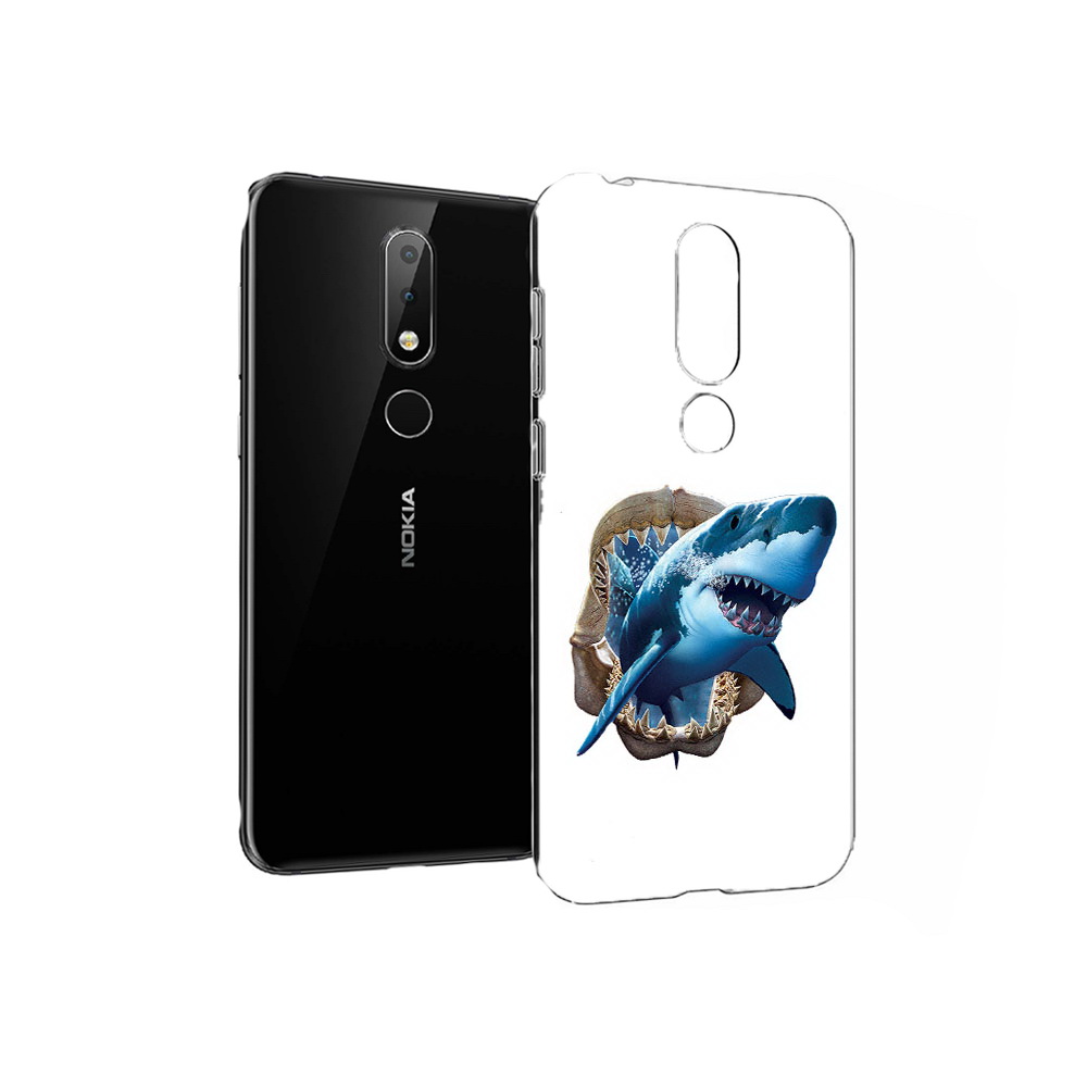 

Чехол MyPads Tocco для Nokia X6 челюсти (PT115295.99.675), Прозрачный, Tocco