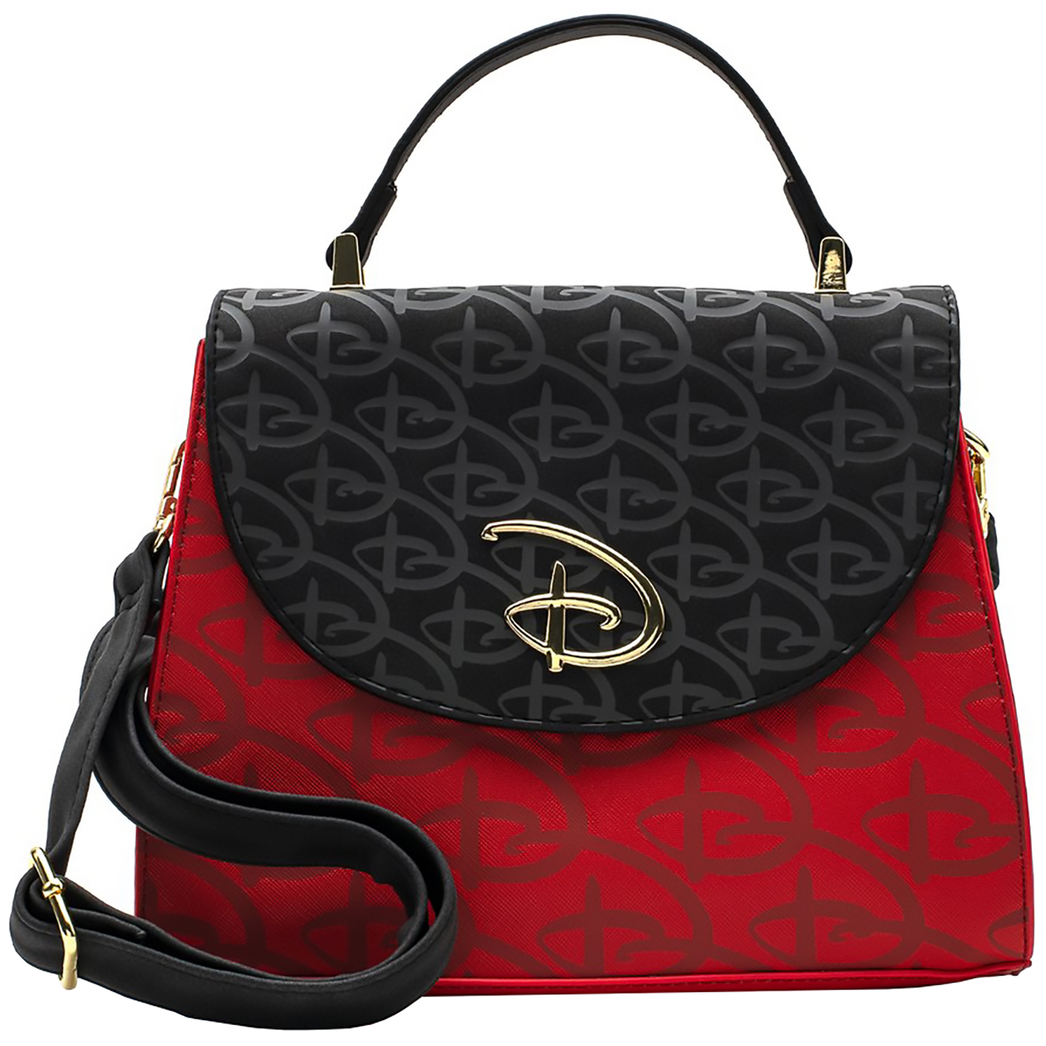 фото Сумка funko lf: disney: red/blk disney logo debossed cross body bag w/r wdtb1868