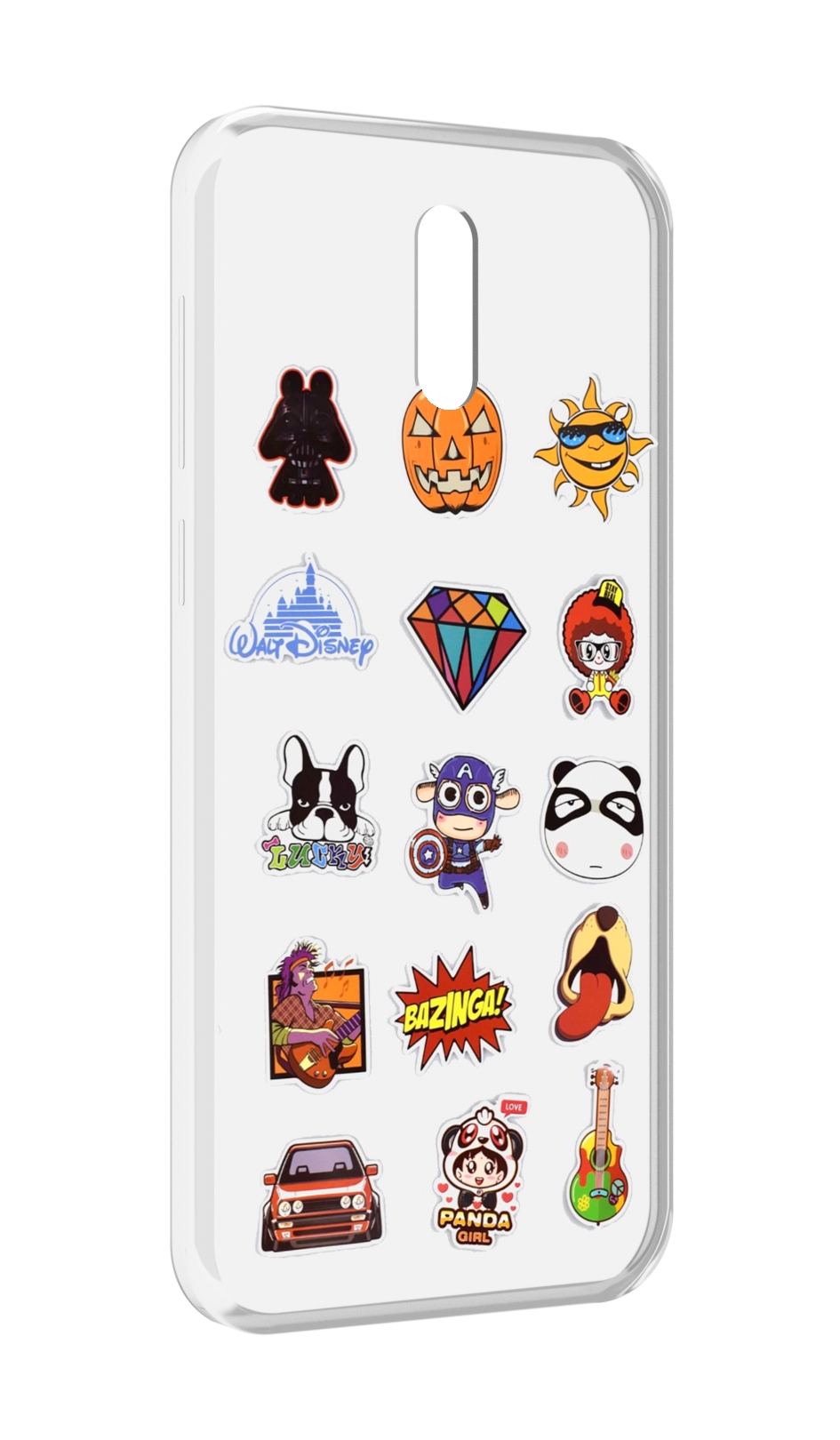 

Чехол MyPads Стикеры-2 для Alcatel 3L (2019), Прозрачный, Tocco