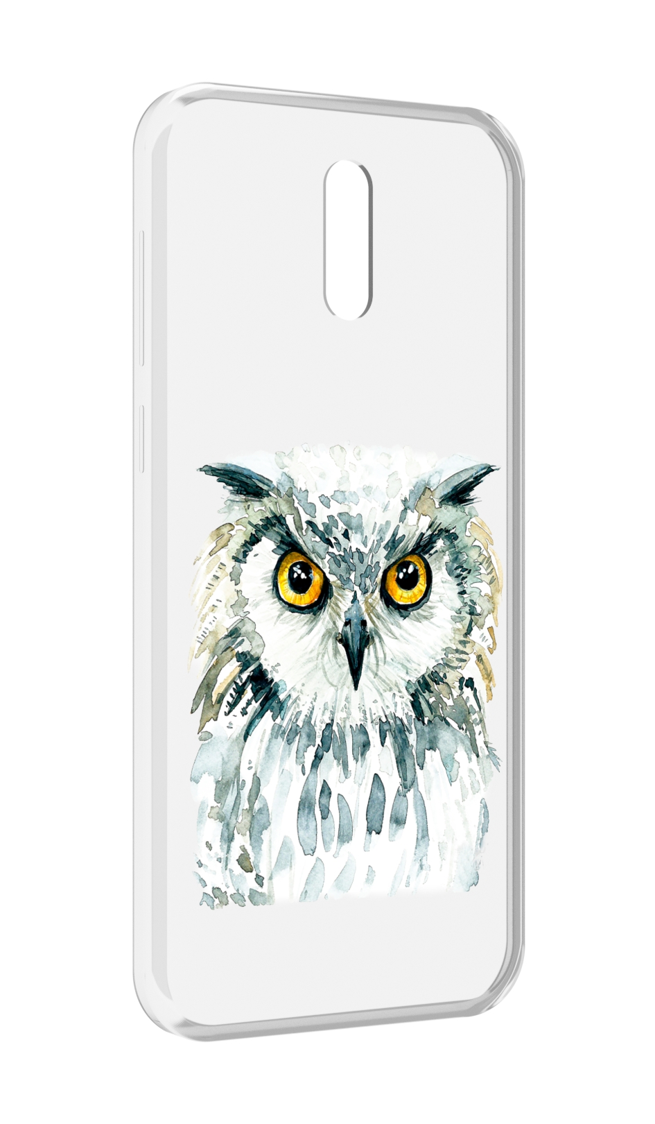 

Чехол MyPads Серьезная сова для Alcatel 3L (2019), Прозрачный, Tocco