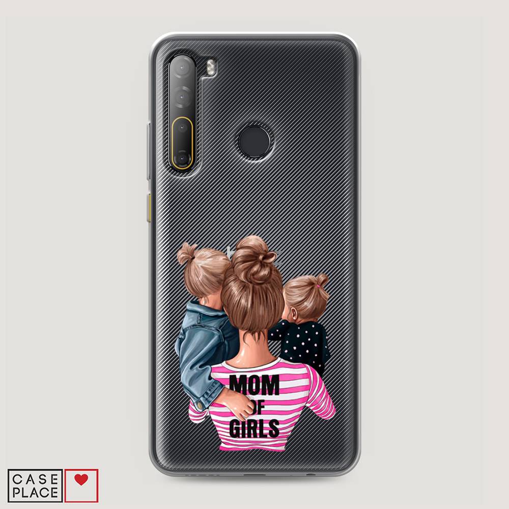 фото Чехол awog "mom of girls" для htc desire 20 pro