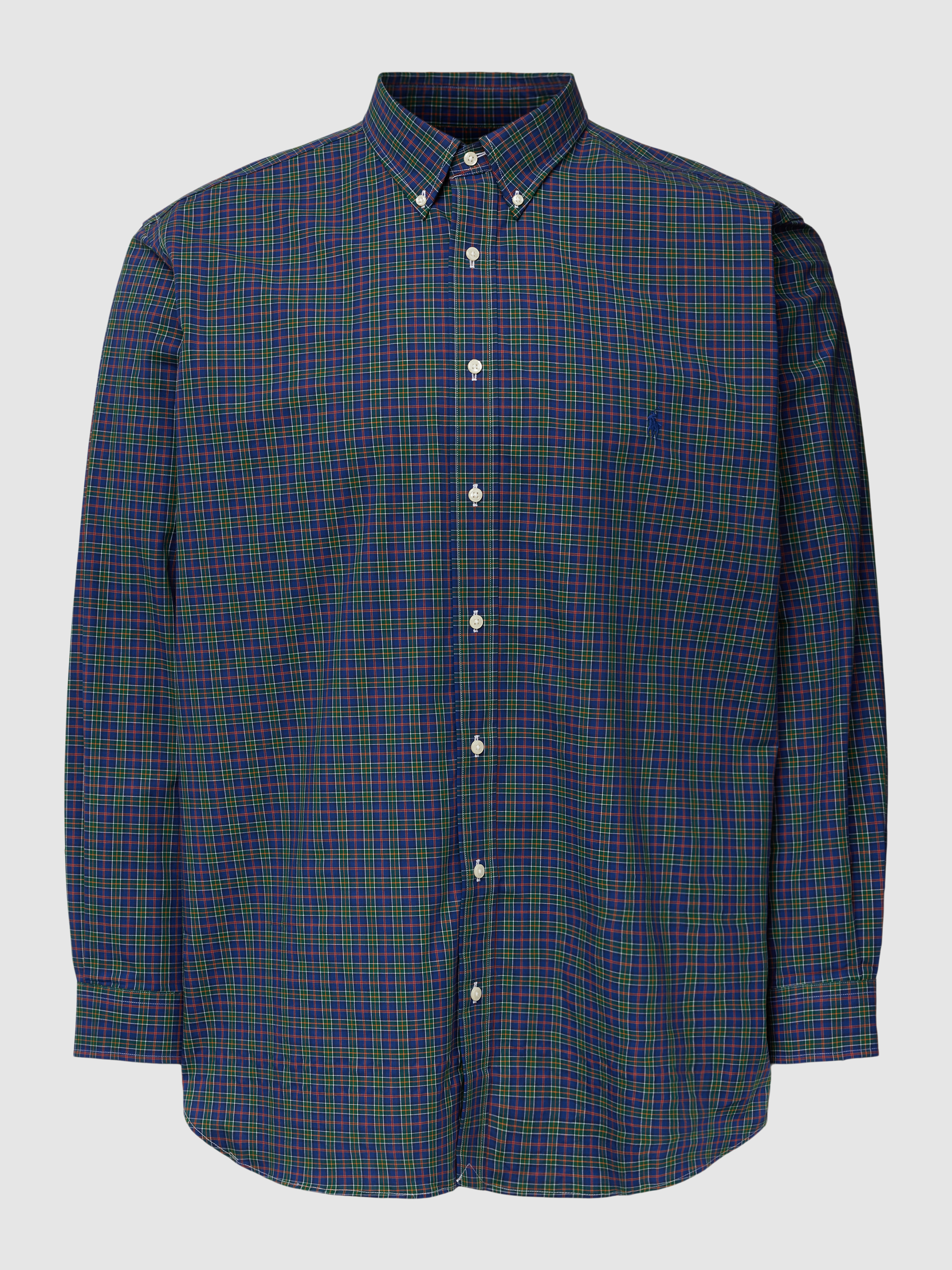 

Рубашка мужская Polo Ralph Lauren 1688391 синяя XXXL (доставка из-за рубежа), Синий, 1688391