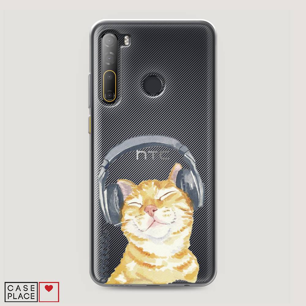 

Чехол Awog "Кот меломан" для HTC Desire 20 Pro