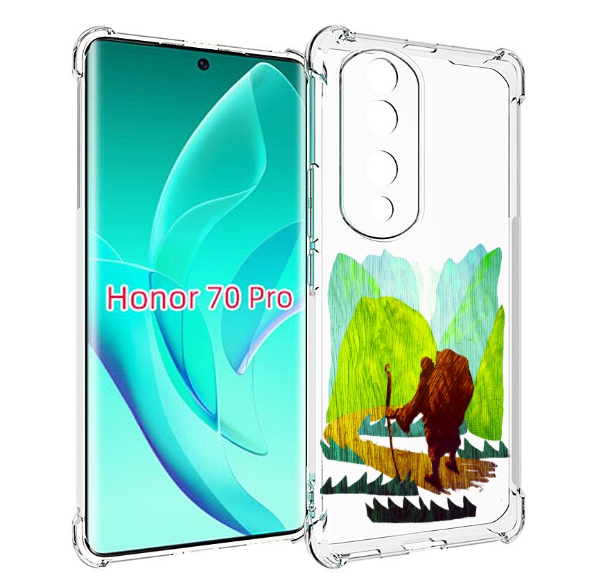 

Чехол MyPads Лесная тропа для Honor 70 Pro / 70 Pro Plus, Прозрачный, Tocco