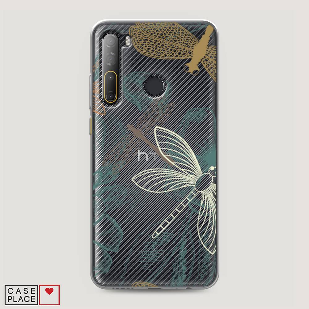 

Чехол Awog на HTC Desire 20 Pro / Эйчтиси Дизайр 20 Pro "Тени стрекоз", Разноцветный, 102750-8