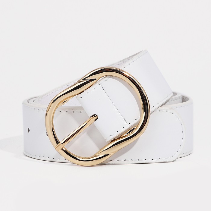 Ремень женский 9720670 белый, 110х4 см