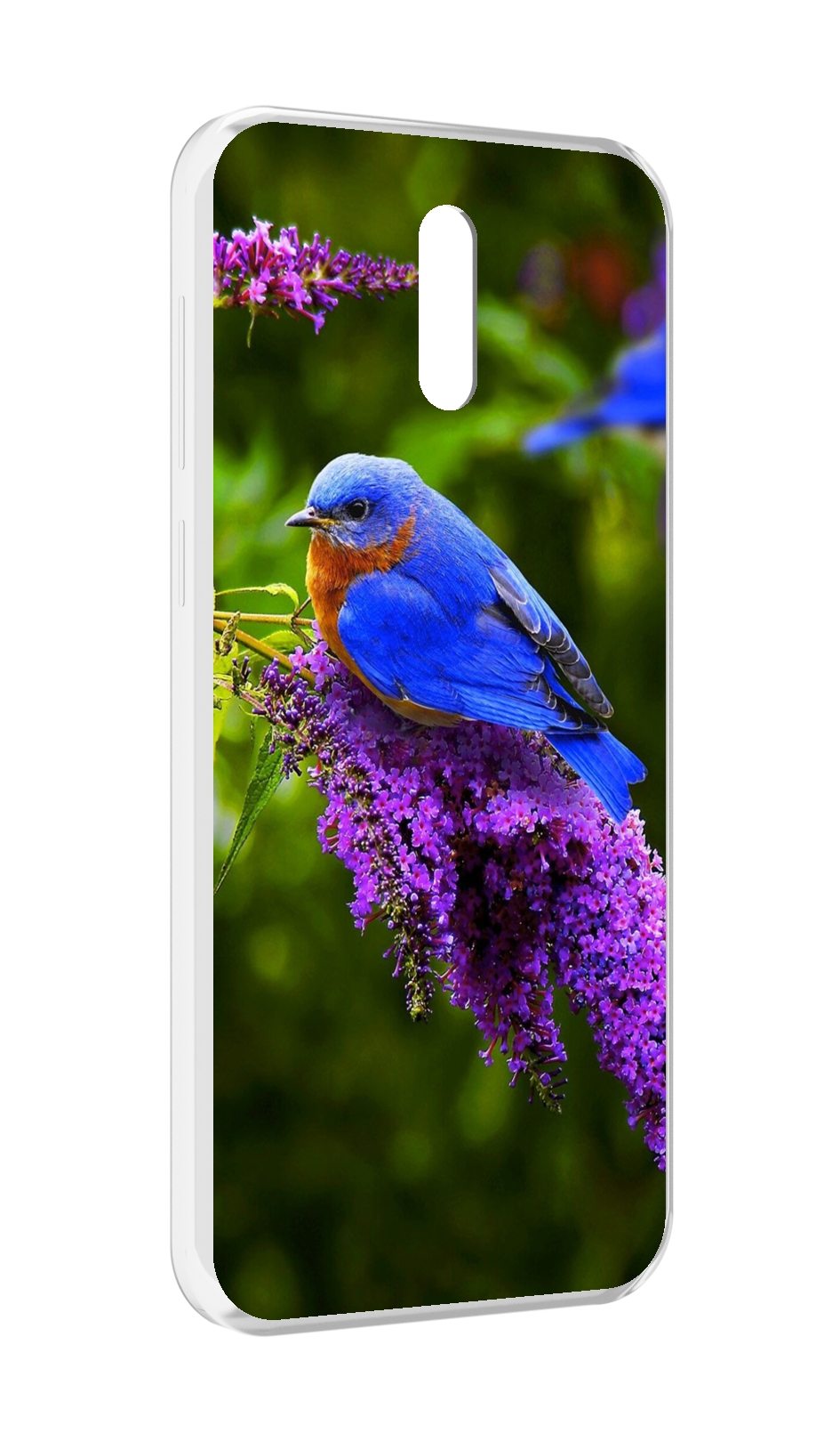 

Чехол MyPads Птица-сиреневая для Alcatel 3L (2019), Прозрачный, Tocco