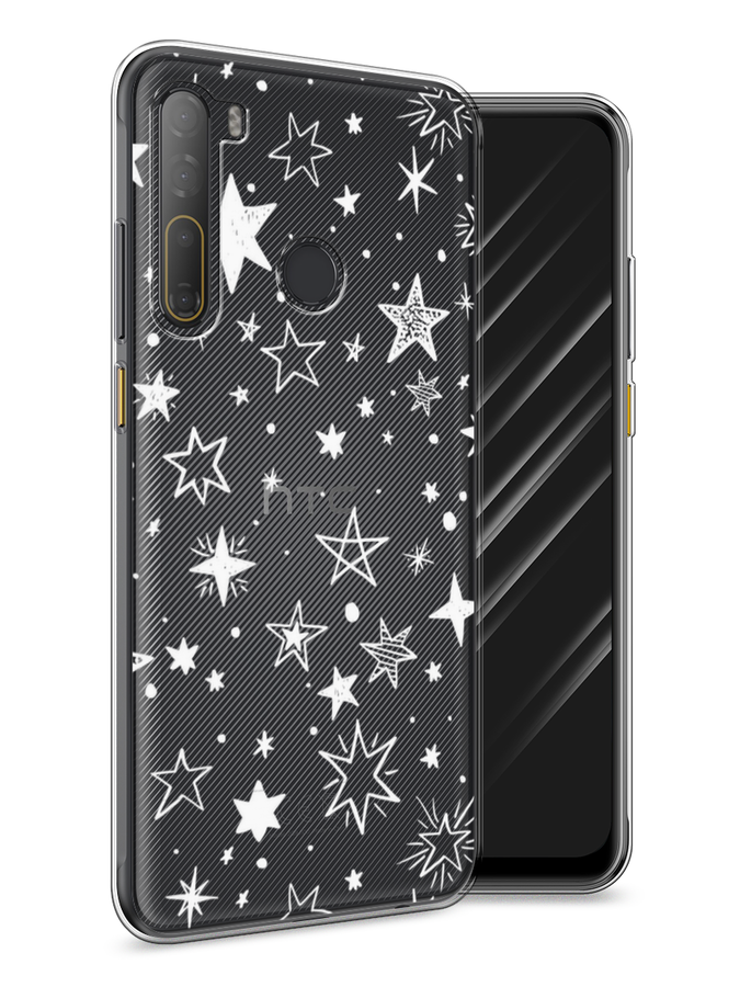 

Чехол Awog на HTC Desire 20 Pro / Эйчтиси Дизайр 20 Pro "Звездочки графика белая", Разноцветный, 102750-7