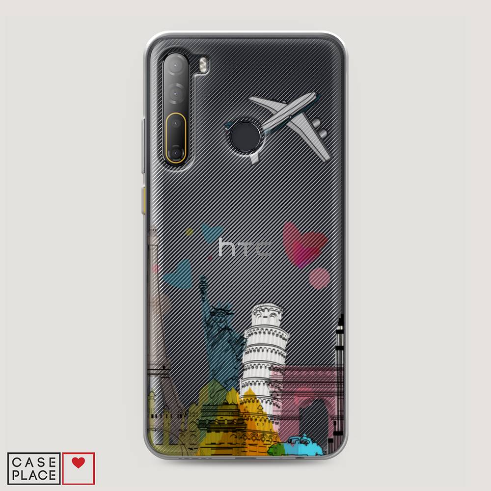 

Чехол Awog на HTC Desire 20 Pro / Эйчтиси Дизайр 20 Pro "Самолет путешествий", Разноцветный, 102750-10