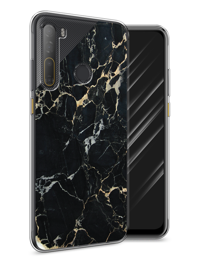 

Чехол Awog на HTC Desire 20 Pro / Эйчтиси Дизайр 20 Pro "Черный мрамор уголок", Разноцветный, 102750-3