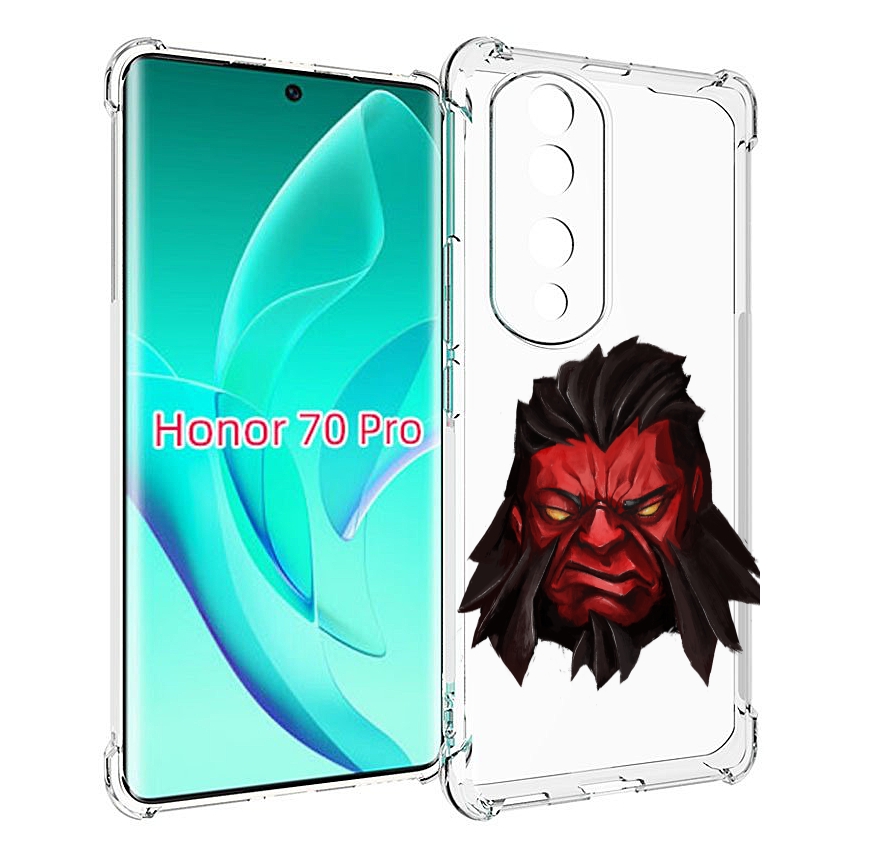 

Чехол MyPads dota-2-axe для Honor 70 Pro / 70 Pro Plus, Прозрачный, Tocco