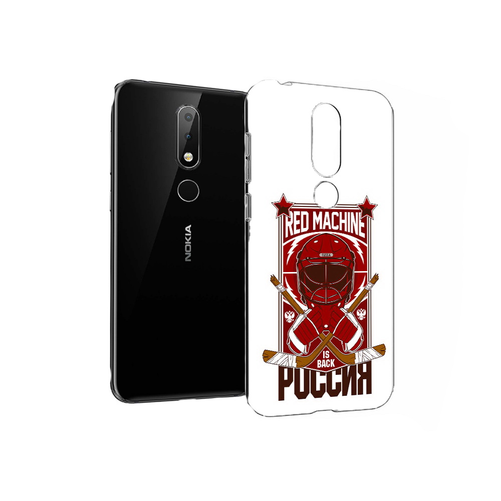 

Чехол MyPads Tocco для Nokia X6 хоккей россия (PT115295.99.666), Прозрачный, Tocco