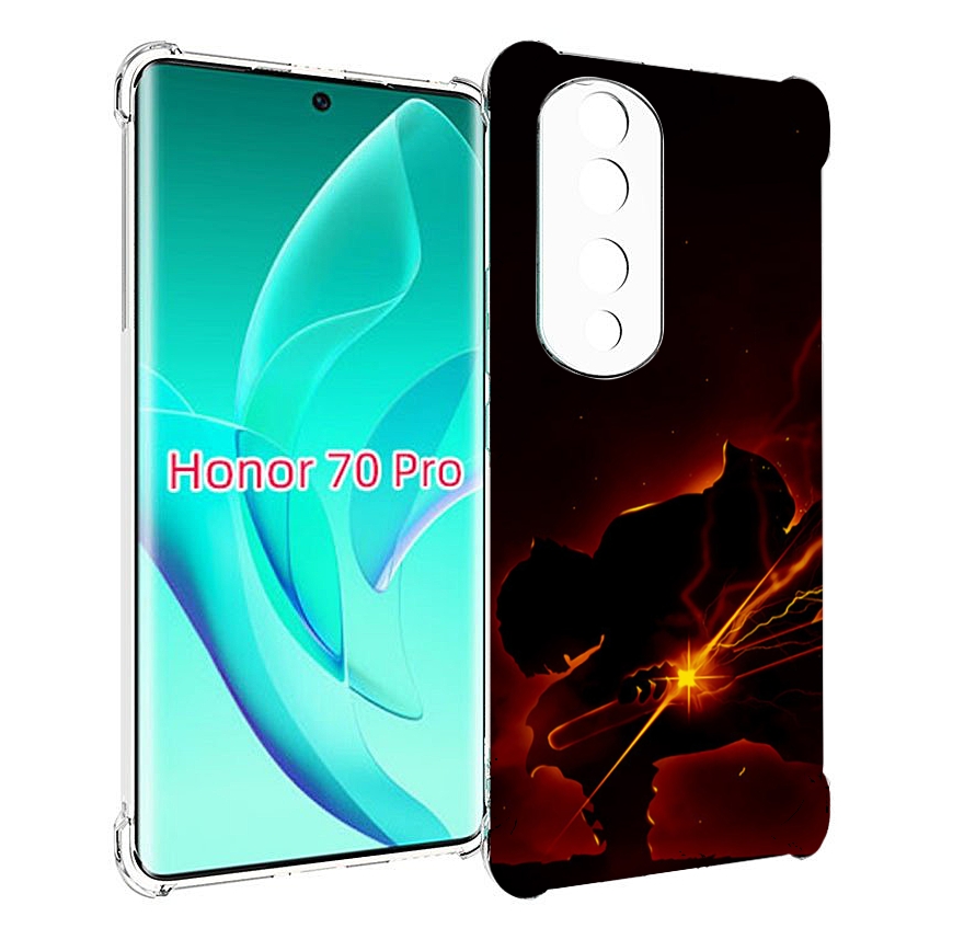 

Чехол MyPads demon-slayer-зеницу для Honor 70 Pro / 70 Pro Plus, Прозрачный, Tocco