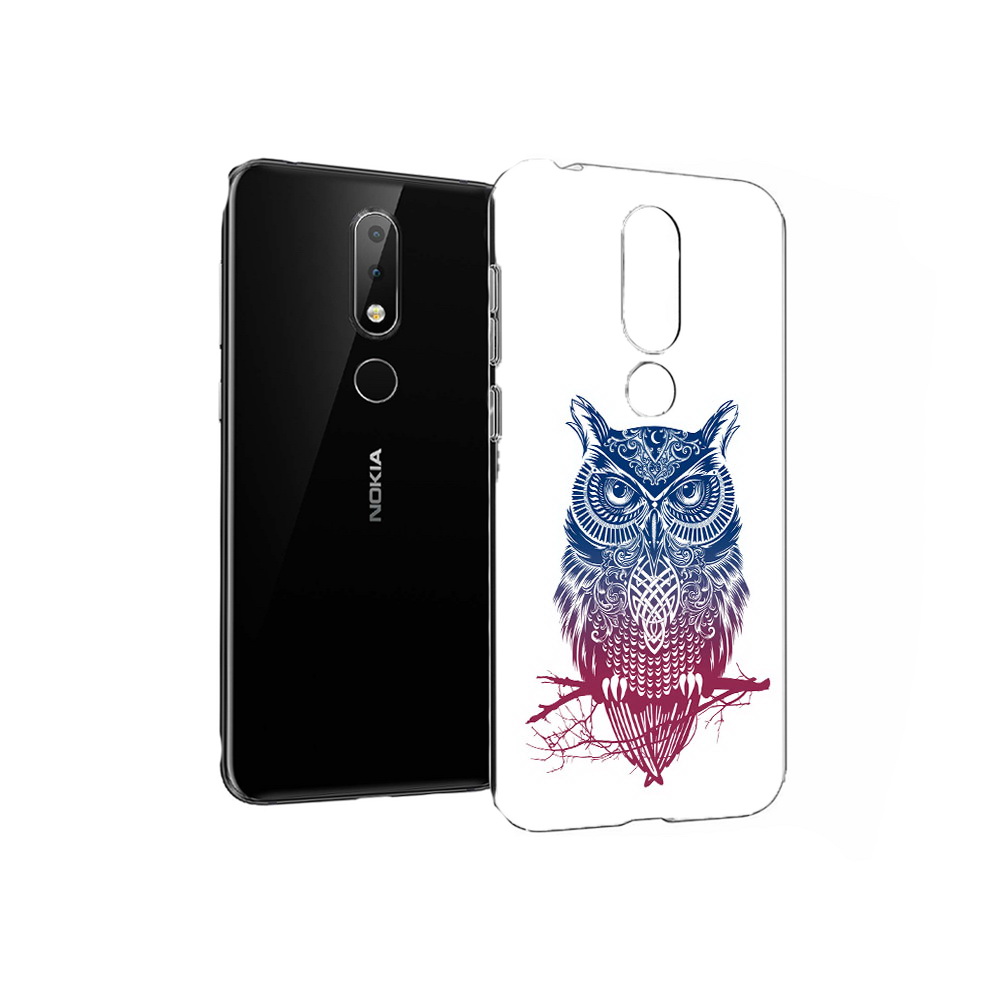 

Чехол MyPads Tocco для Nokia X6 хиппи сова (PT115295.99.664), Прозрачный, Tocco