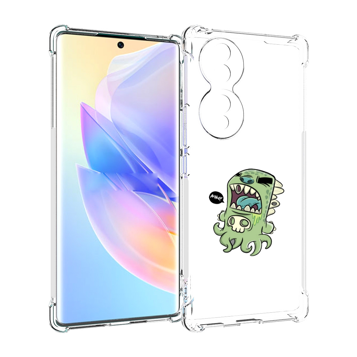 

Чехол MyPads crop для Honor 70, Прозрачный, Tocco