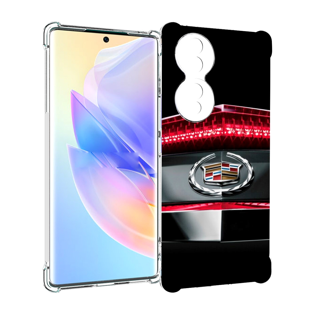 

Чехол MyPads cadillac-1 мусжкой для Honor 70, Прозрачный, Tocco