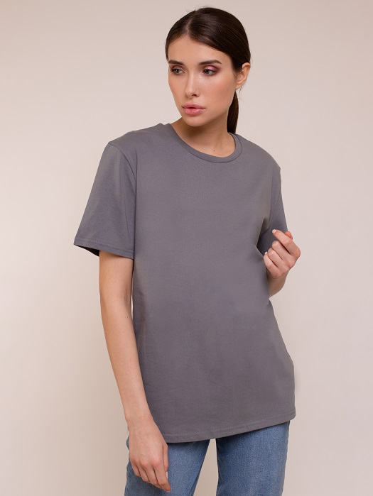 

Футболка женская Uzcotton Premium серая XXL, Серый, 1-UZ-W-F-M