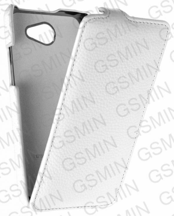 

Кожаный чехол для HTC Desire 516 Dual Sim Sipo Premium Leather Case - V-Series (Белый)