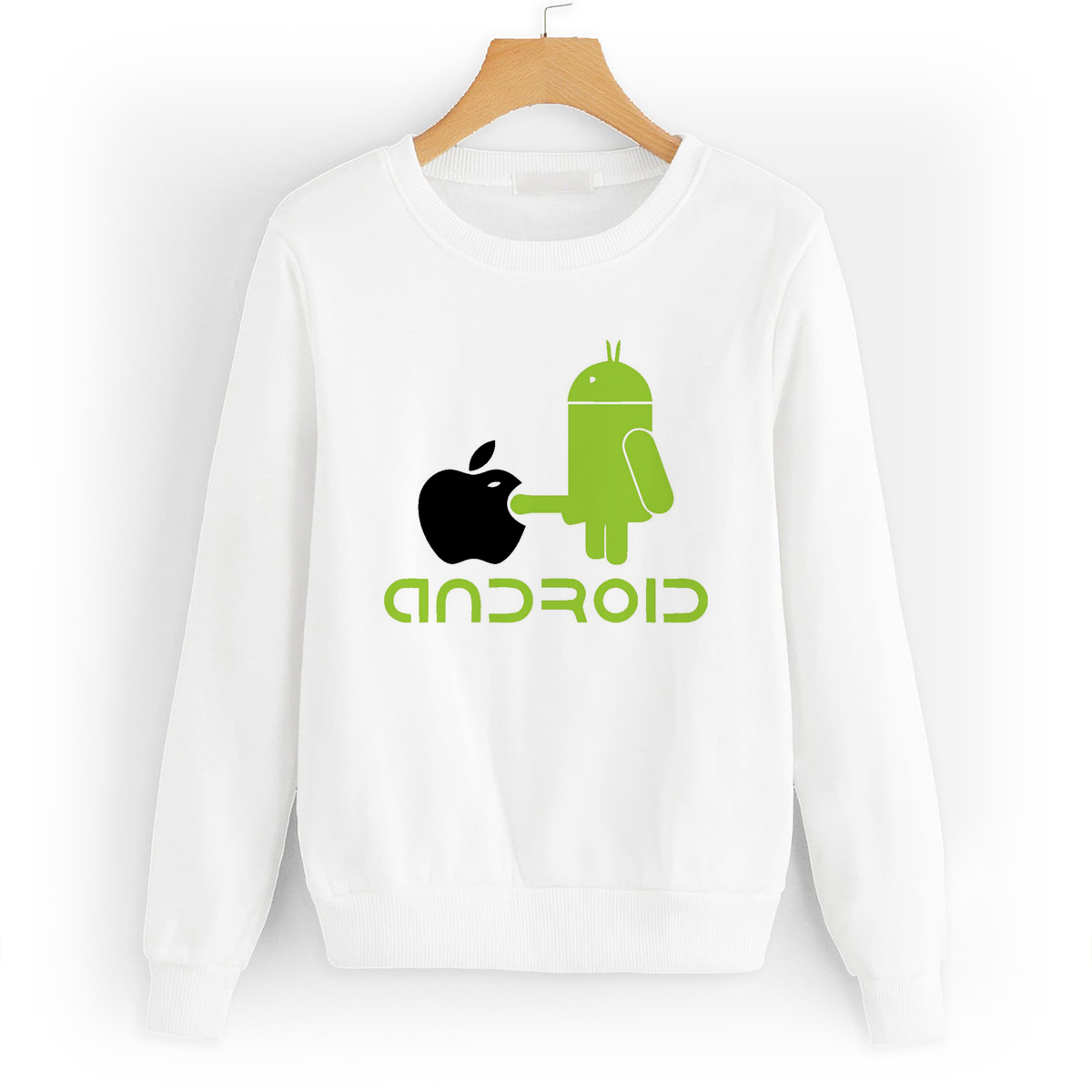 

Свитшот белый CoolPodarok android (андройд), W0113183