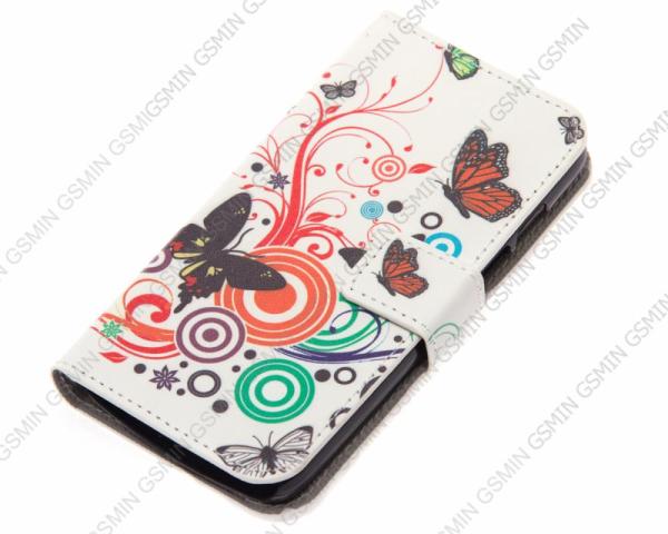 

Чехол-книжка с магнитной застежкой для HTC Desire 500 Dual Sim c рисунком №1, Разноцветный