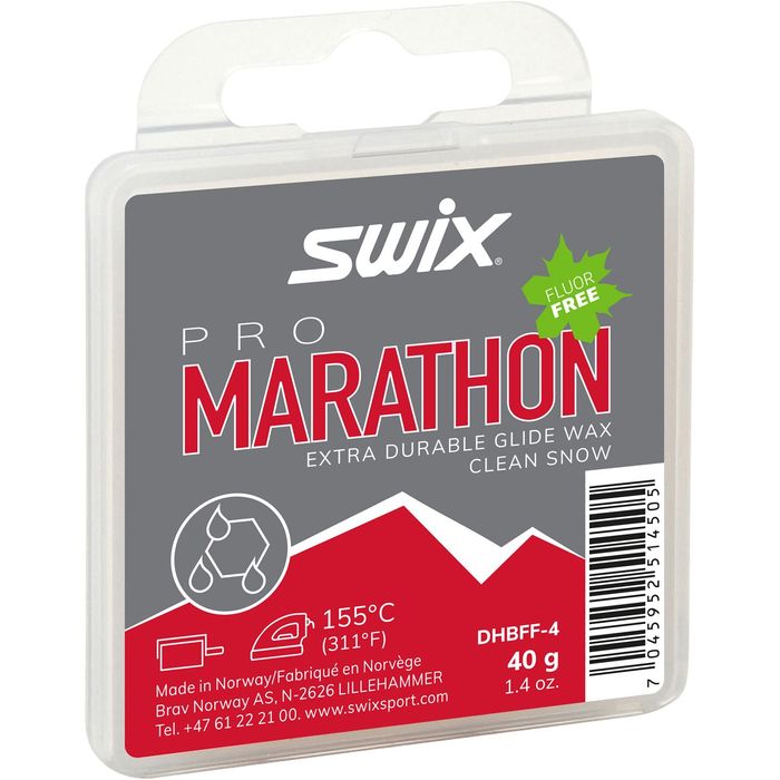 Парафин углеводородный SWIX DHBFF-4 Marathon Black (Универсальная) 40 г.