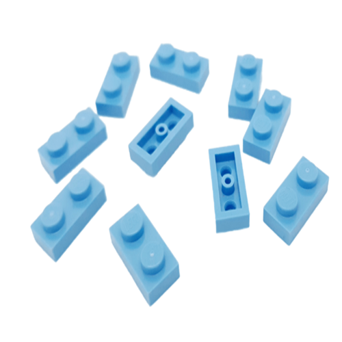 

Деталь LEGO 4179825 Плитка 1X2 голубая 50 шт.