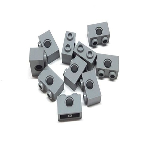 

Деталь LEGO 4211440 TECHNIC Кирпичик 1X2, R4.9 серый 50 шт.