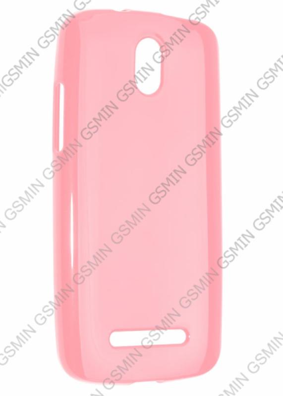 

Чехол NoBrand для HTC Desire 500 Pink Gloss, Розовый