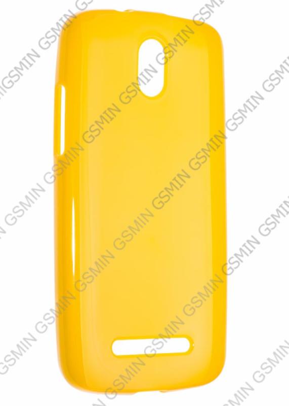 

Чехол NoBrand для HTC Desire 500 Yellow Gloss, Желтый